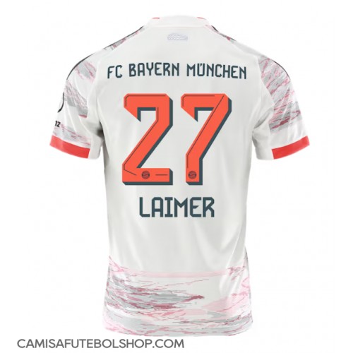 Camisa de time de futebol Bayern Munich Konrad Laimer #27 Replicas 2º Equipamento 2025-26 Manga Curta Camisa de time de futebol Bayern Munich Konrad Laimer #27 Replicas 2º Equipamento 2025-26 Manga Curta